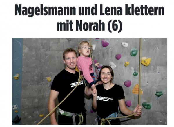 图片报：纳格尔斯曼与女友联袂病童投入活动，为慈善姿色进行宣传